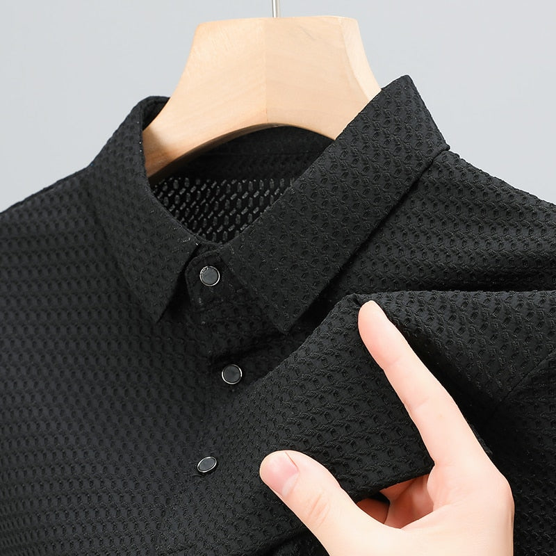 Carter's Ice Silk Grid Polo